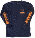 Yaadcore Nyquill Remix Diamond Supply Co. - navy blue long sleeve shirt