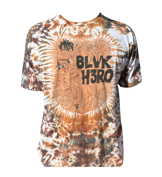 Blvk H3ro x Ellenanimates - t-shirt - tie dye