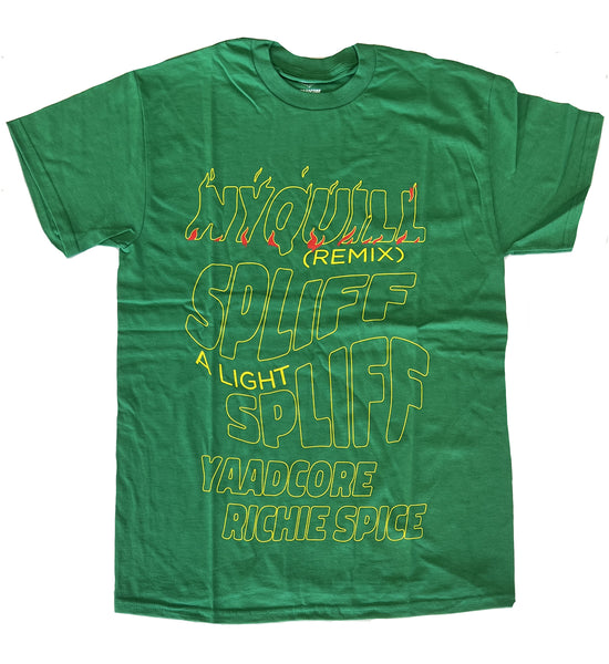 Yaadcore Nyquill Remix Diamond Supply Co. - green t-shirt