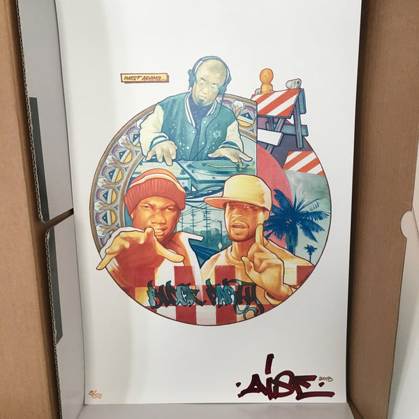 West Adams Block Party - Limited Edition Aise Born Poster Print (11"x17")