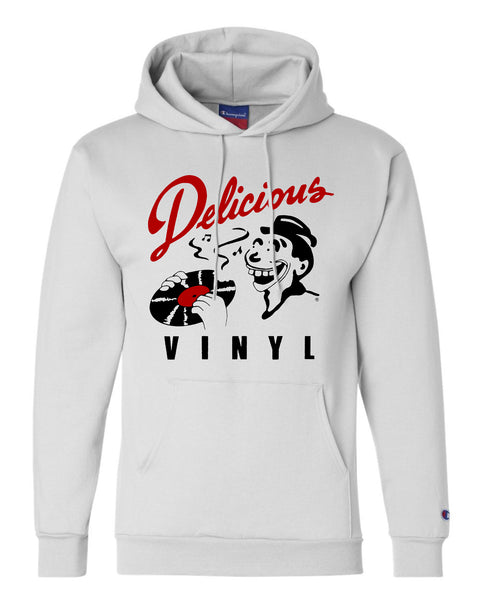 Delicious Vinyl Classic Logo pullover hoodie - white