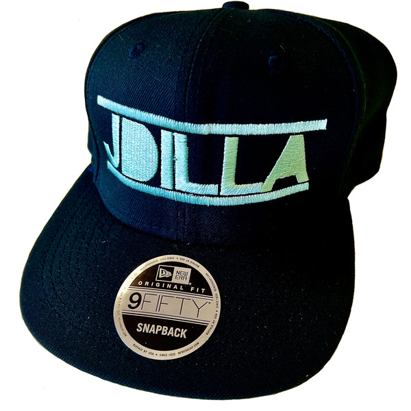 J Dilla Snapback cap - mint green logo